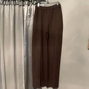 Melrose and Market Women Brown Straight-Leg Dress Pants